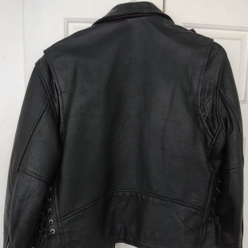 Black biker jacket
